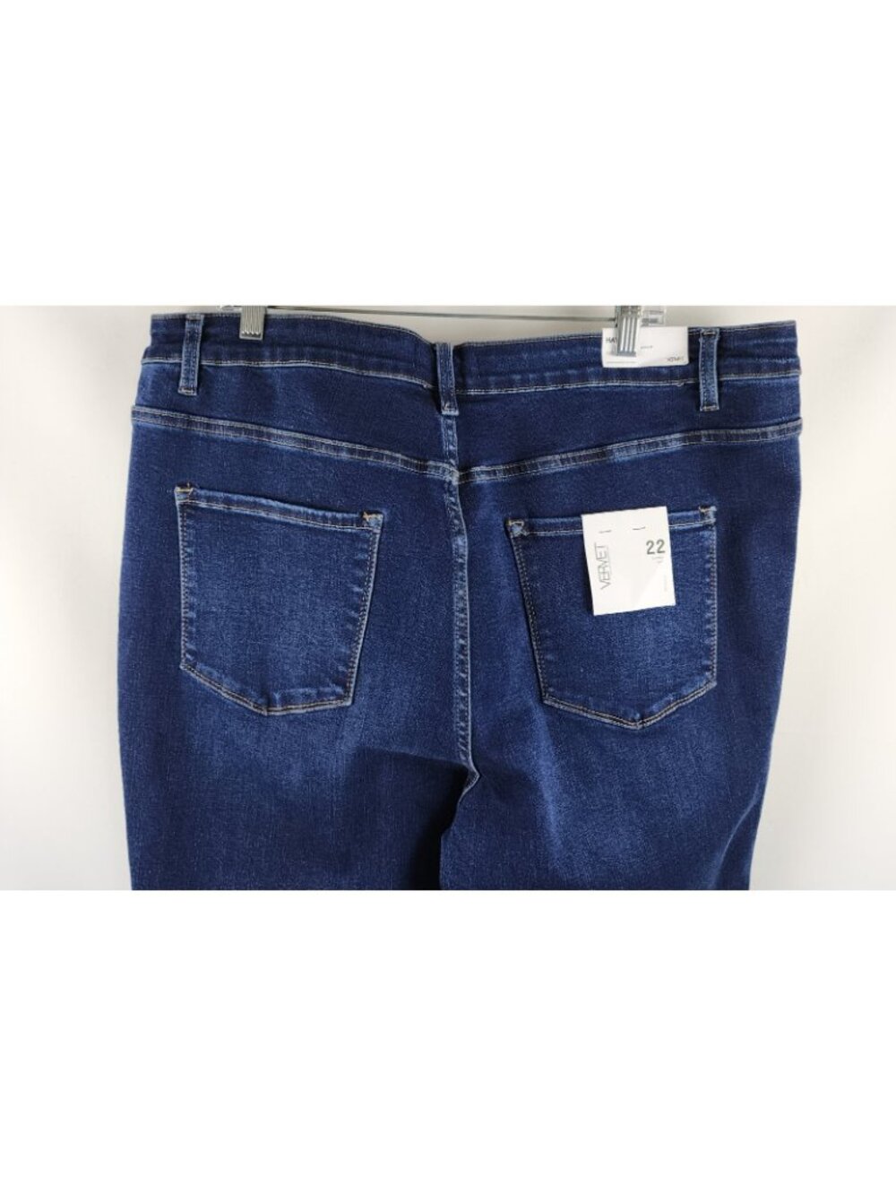 Vervet Jeans Womens 22 Blue Vervet Haylie Hgh Rise Skinny Denim (42x29) NWT - Picture 8 of 11